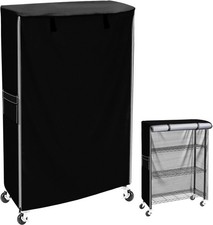 Waterproof Shelving Cover for Wire Racks - Heavy Duty 600D Oxford Dustproof O...