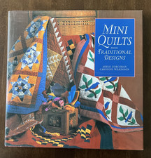 Mini Quilts from Traditional Designs Adele Corcoran 1995 Hardcover Pattern Book