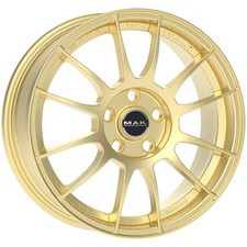 ALLOY WHEEL MAK XLR FOR SUBARU LEGACY 7.5X18 5X100 GOLD REE