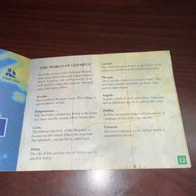 The Battle of Olympus (Nintendo | NES) Authentic MANUAL ONLY