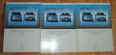 Werkstatthandbücher Mercedes Viano + Vito    BM 639   Band 1+2+3 - Bild 1 von 4