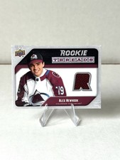 2021-22 Upper Deck Series 2 Alex Newhook Avalanche Rookie Threads Jersey Card!
