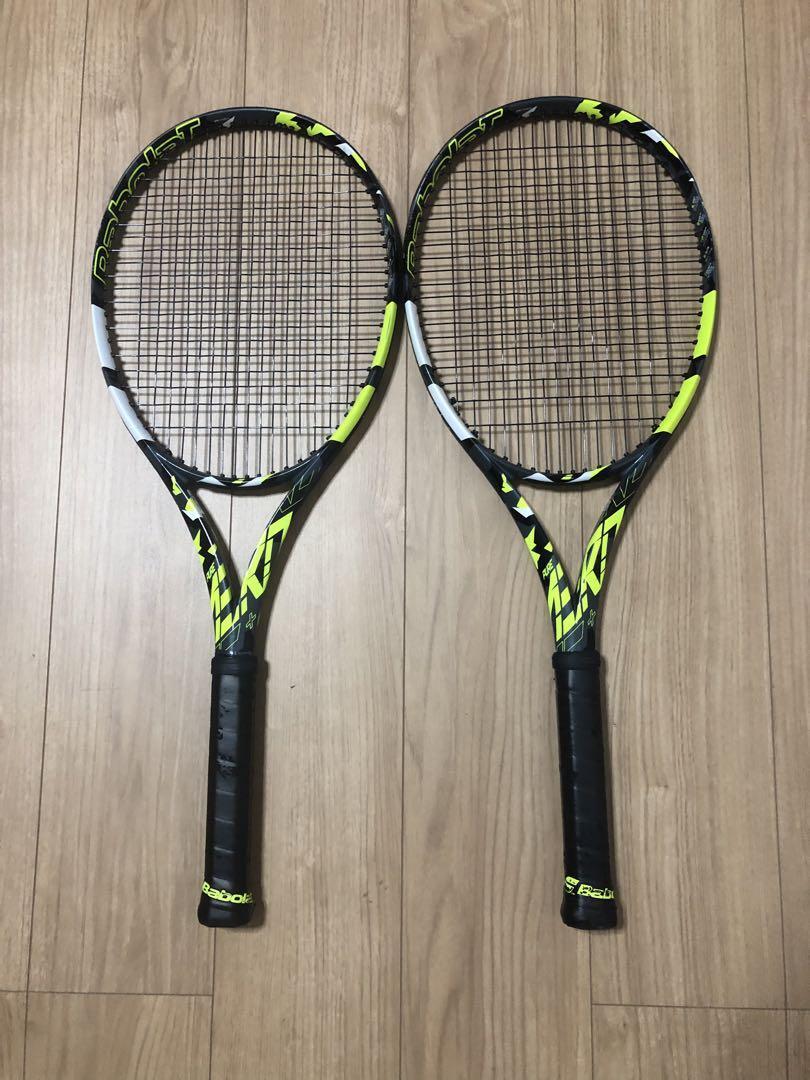 Set of 2 Babolat Pure Aero Plus 2022 23 G2 4 1/4 Tennis Set of 2 Babolat Pure Aero Plus 2022 23 G2 4 1/4 Tennis