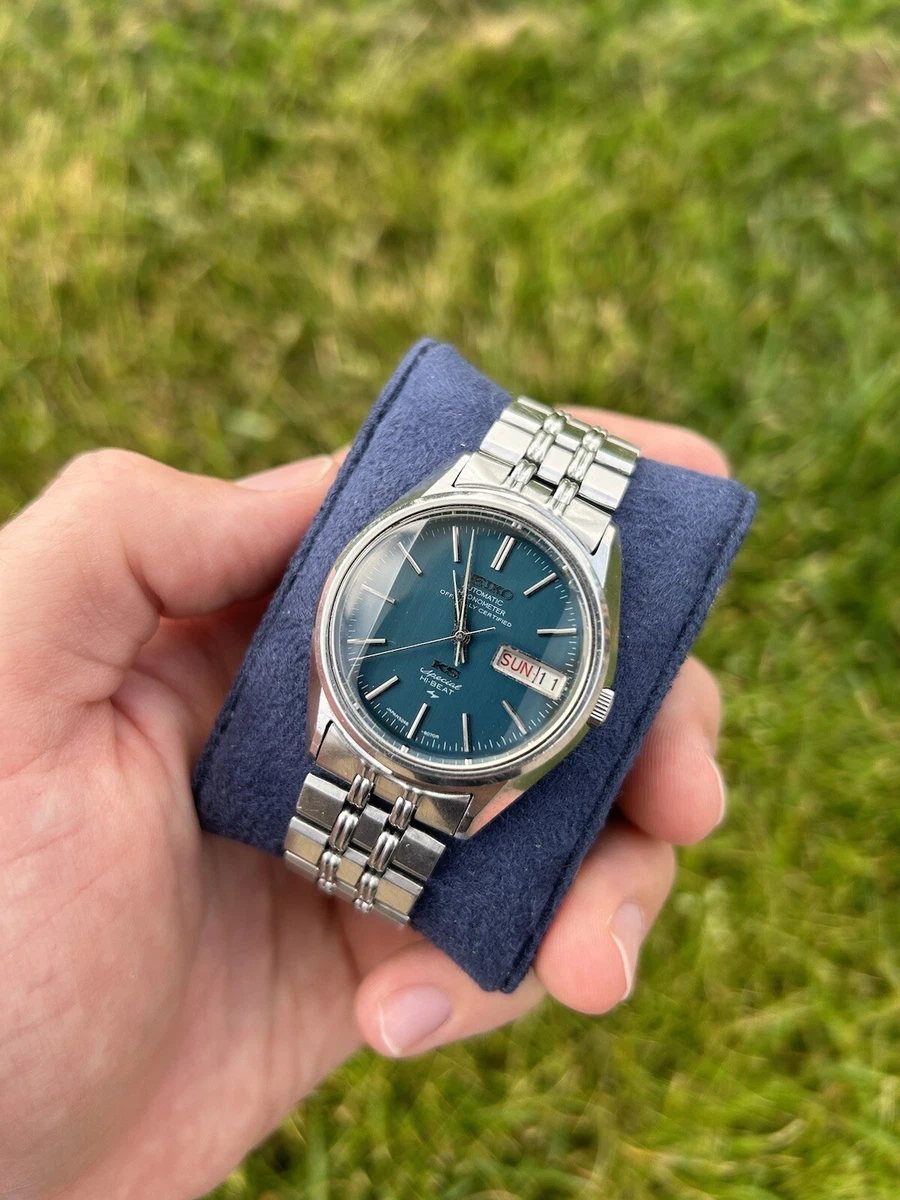 King seiko sales blue dial