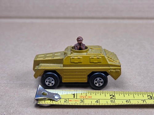 Matchbox Lesney Rola Matics Rolamatics 28 Stoat Späher Militär Spähwagen panzer - Bild 13 von 13