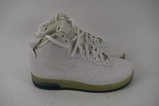 Nike Air Force One 1 Uomo Taglia 9.5 High Foamposite Bianco 415419-100