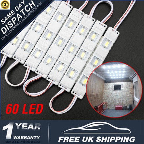 60LED For Renault Trafic Master Van Vauxhall Vivaro Interior Light