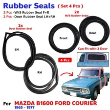 Windshield Door Rubber Seal Set 4 Fits Mazda B1600 / Ford Courier UTE 1965-77