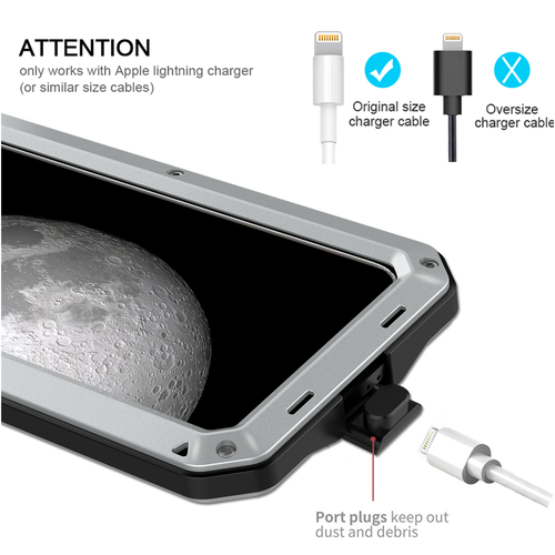 For iPhone 16 Plus 16 Pro Max Shockproof Heavy Duty Metal Protection Case Cover - Picture 3 of 70