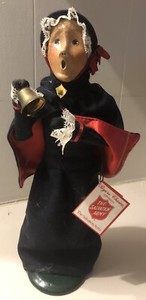 Christmas Caroler: Salvation Army Woman with Bell