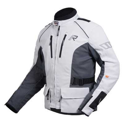 Rukka Airtacama Motorradjacke (Hellgrau/Anthrazit) Gr: 54