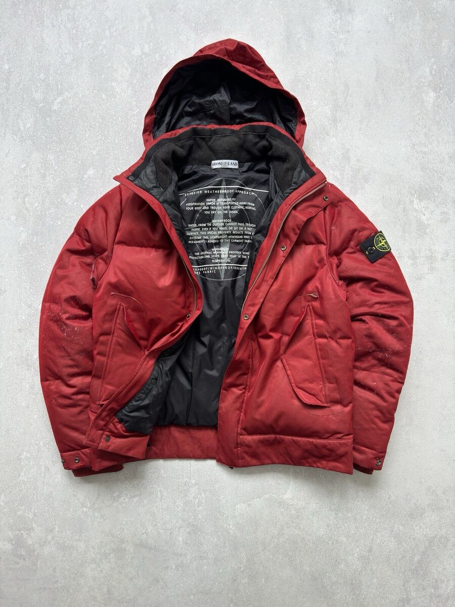 Vintage Stone Island 2009 Waterproof Puffer Down Jacket 90s Vintage Stone Island 2009 Waterproof Puffer Down Jacket 90s