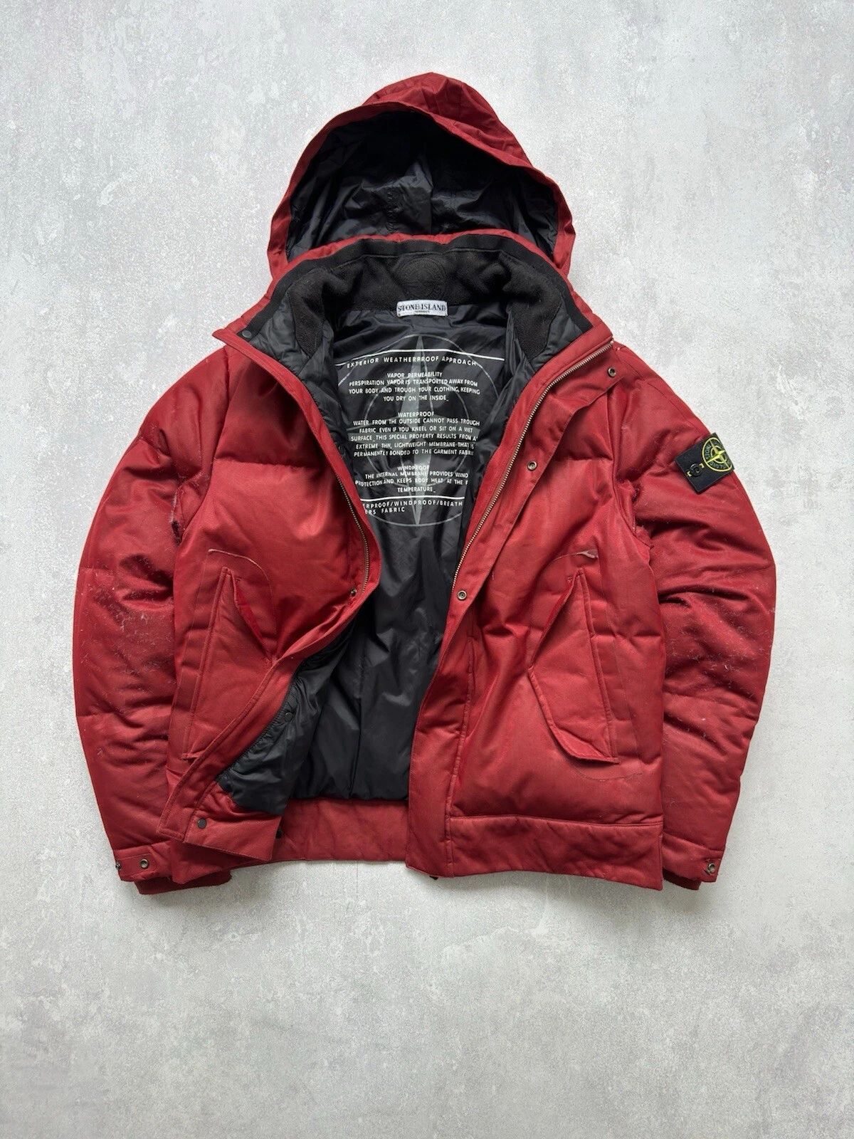 Piumino imbottito impermeabile Stone Island 2009 vintage anni 90 ART. 51154523