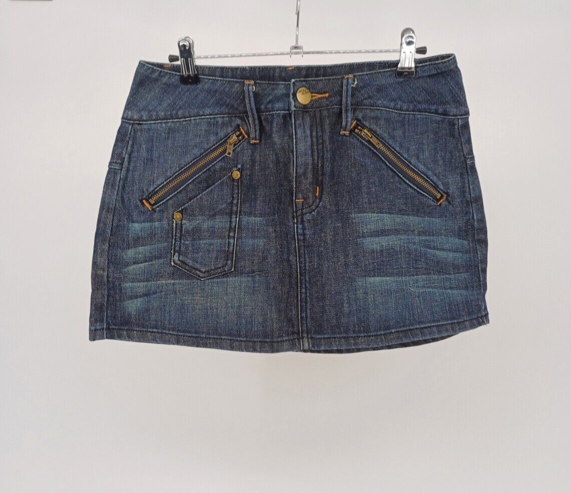 DKNY Jeans Denim Mini Skirt Women's UK Size 6