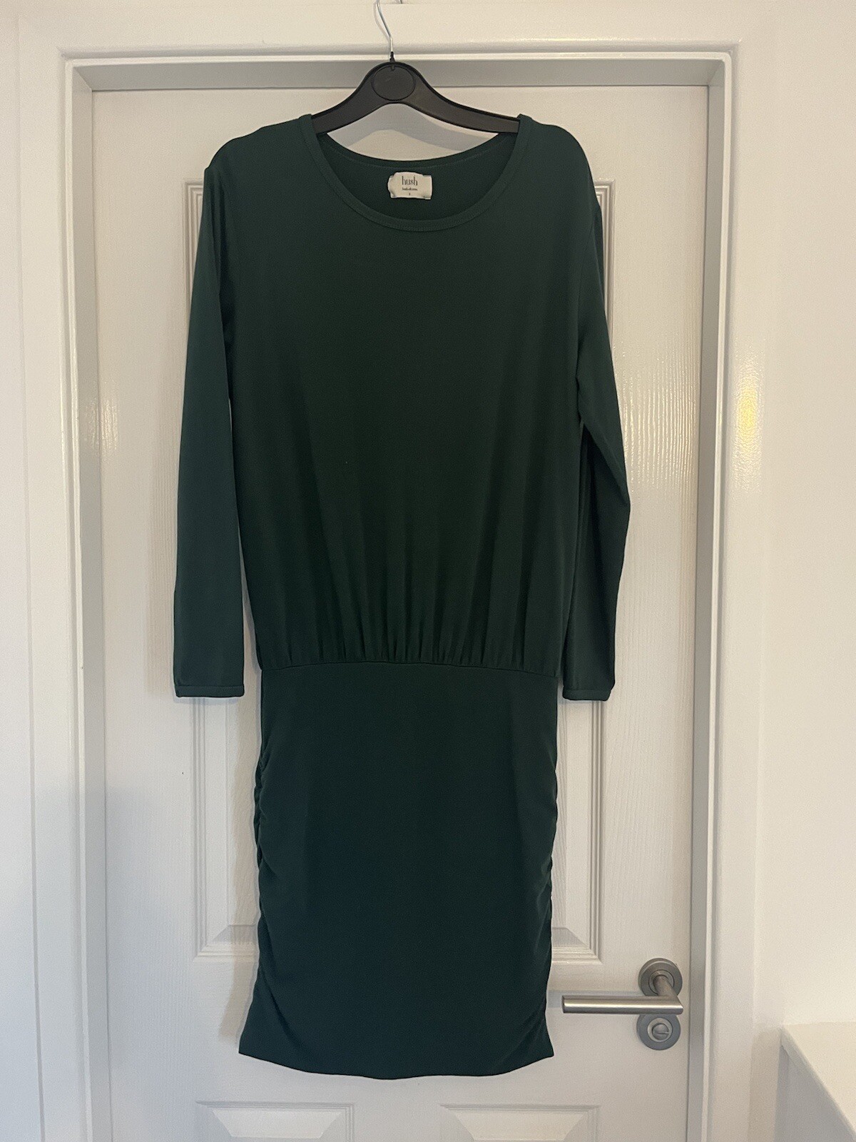 Hush Women's Maxi Dress S Christmas Green Cotton, Lyocell Modal Maxi