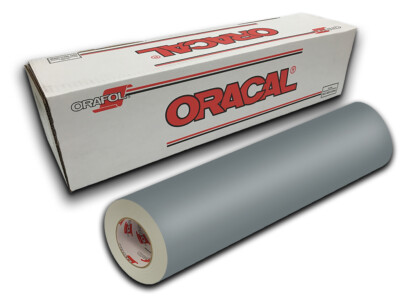 12'' X 5yd - Grey Matte Oracal 631 Exhibition Cal Vinyl Roll