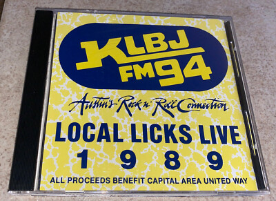 KLBJ FM S Local Licks Live 1989 CD Rare OOP The Neptunes Ian Moore I-Tex