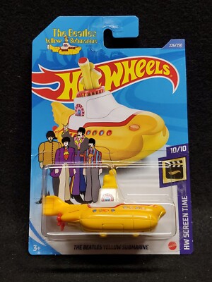 Hot Wheels Treasure Hunt Beatles Yellow Submarine | eBay