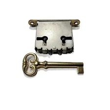 Full Mortise Steel DOOR or DRAWER LOCK offers 3-Way Mounting