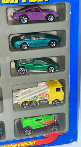 Hot Wheels 1998 10 auto set regalo giocattoli R US EXC #2 di 2 set INC. EXC. Veicolo NUOVO - Foto 3 di 6