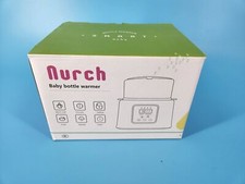 Nurch Baby Bottle Warmer 6-in-1 Baby Food Heater Rapid Heating with LCD Displ...