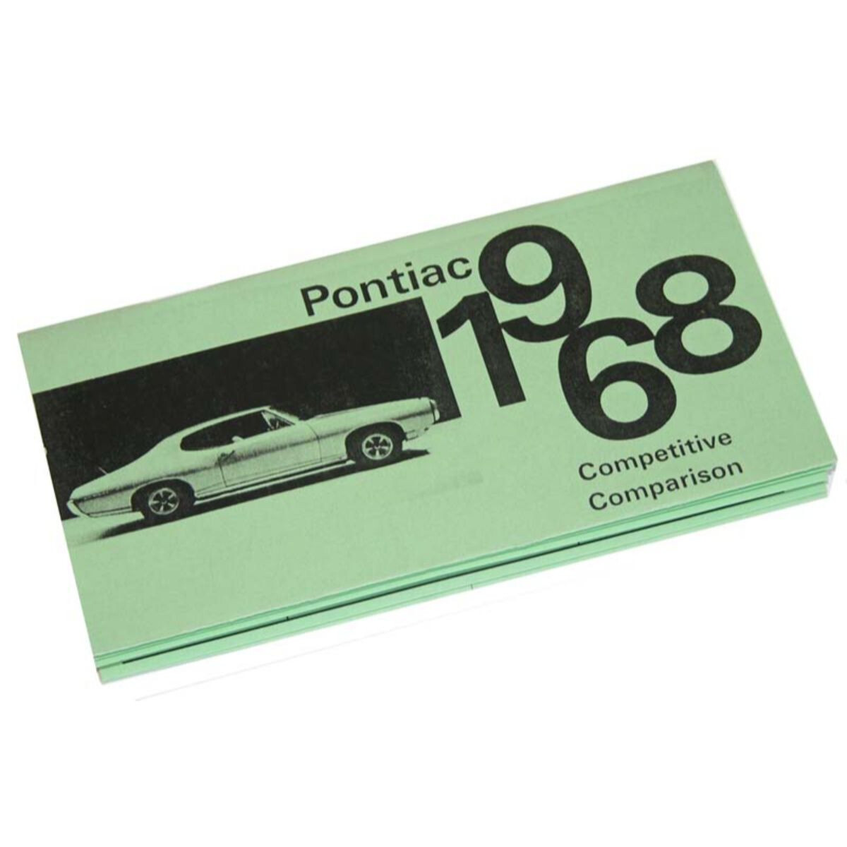 1968 Pontiac GTO Firebird Salesman Competitive Comparison Dealer Pricing Book