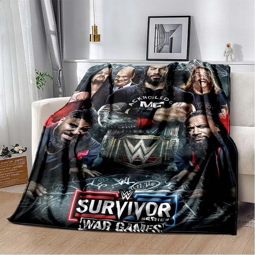 Wrestling Entertainment WWE Printed Comfortable Soft Blanket Travel Gift Blanket - 第 49/54 張圖片