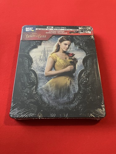 BeauTy And The BeasT (2017 film): 4K+blu-ray+d/c sTeeLBooK "MiNT" 🌹BRaND NeW🌹 - Picture 7 of 20