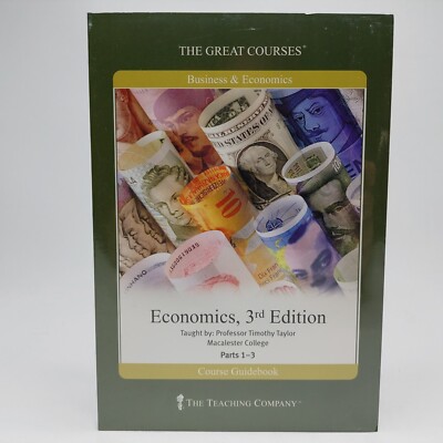 Economics 3rd Edition Parts 1-3 DVD & Guidebook Set The Great Courses