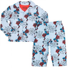 Spider-Man Hangin' Around Boy's 2-Piece Pajamas Blue