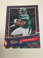 LaMical Perine Rookie 2020 Donruss The Rookies Silver Checkerboard  #TR-LP JETS 