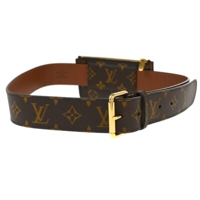 t*7様 Louis Vuitton ブラウンベルト 90/36 Louis Vuitton Damier Canvas Inventeur Belt 90/36 | Yoogi's Closet