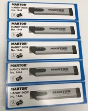 Lot Of 5 Martor Secunorm Handy Retractable Spring Loaded Safety Knife Box Cutter