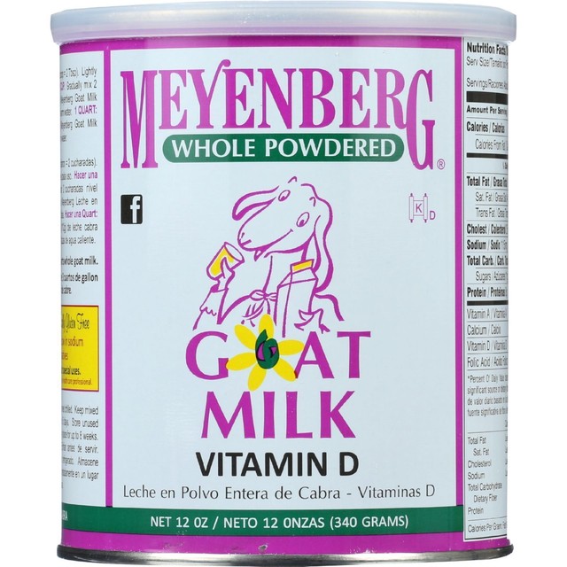 Meyenberg Whole Powdered Natural Goat Milk Vitamin D High In Calcium 12