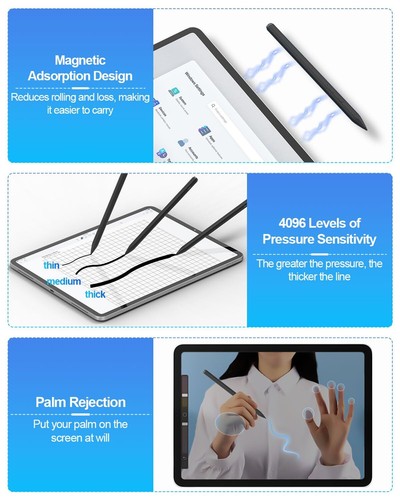 Stylet Surface Pro pour Microsoft Surface Pro 9/8/7/X – Stylet Surface Go 3/G... - Afbeelding 3 van 7