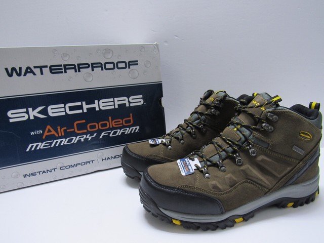 skechers relaxed fit relment pelmo men's waterproof boots