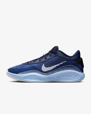 New Nike G.T. Hustle Academy EP Shoes - College Navy/ Racer Blue (FJ7808-401)