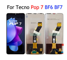 For Tecno Pop 7 Pop7 BF6 BF7 LCD Display Touch Screen Digitizer Panel Assembly