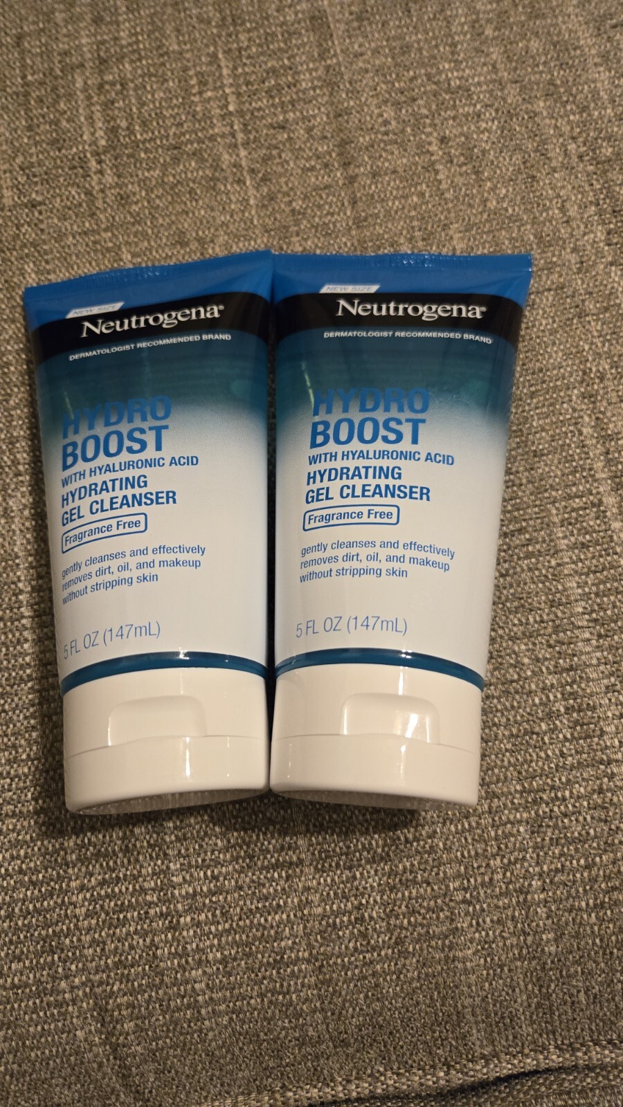 Neutrogena Hydra Boost Hydraulic Acid Hydrating Gel Cleanser Lot Of 2