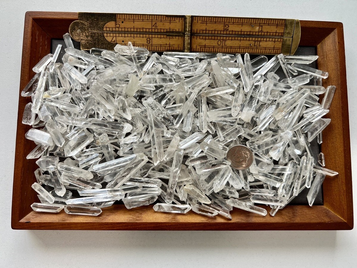 パワーストーンワンド 340 Grams (12 Oz) 300 - 325 Pcs Med Natural Clear Quartz Crystal