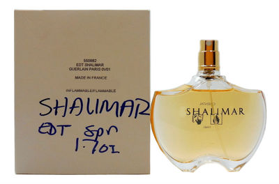 SHALIMAR BY GUERLAIN EAU DE TOILETTE SPRAY 50 ML/1.7 FL.OZ. NO CAP (T)