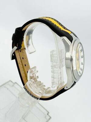 Dolce & Gabanna Men's DW0215 Bi-Colour Leather Quartz Watch Yellow