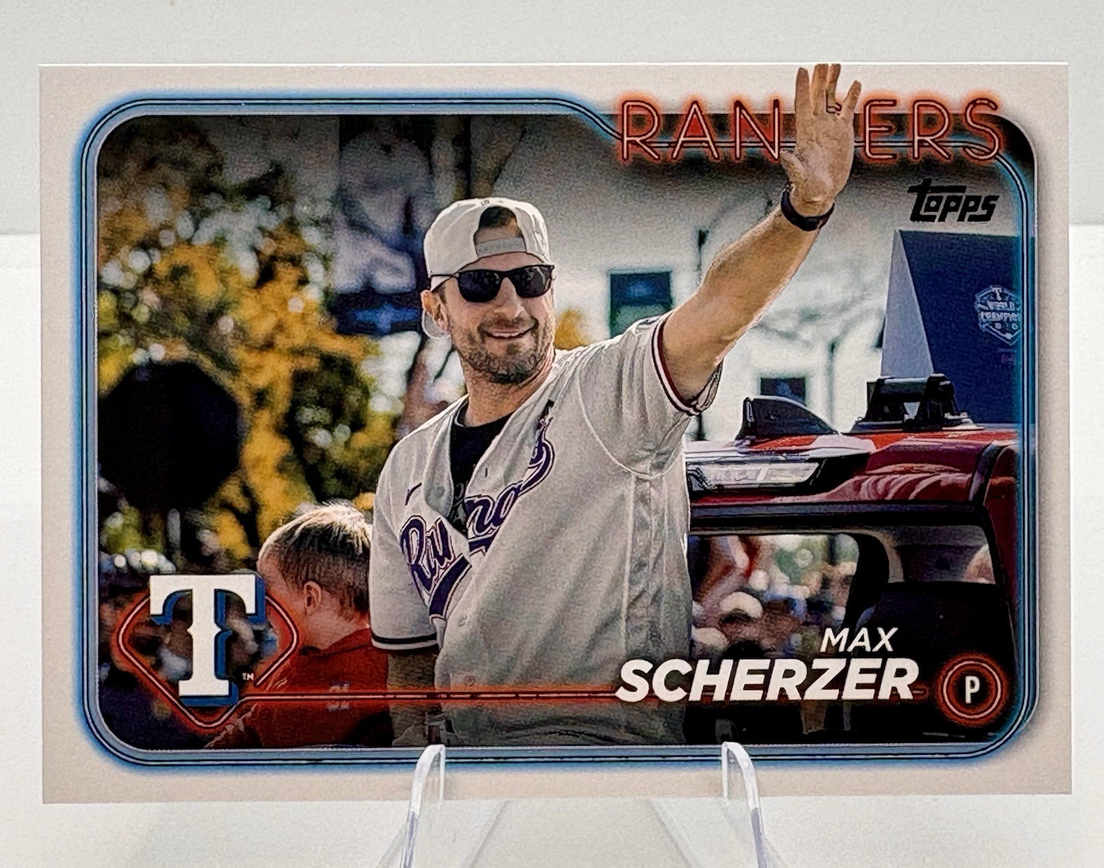 2024 Topps Series 2 Max Scherzer #600 Golden Mirror Image Variation