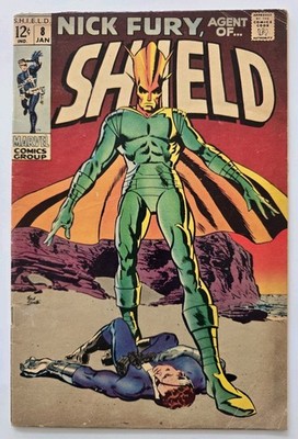 Nick Fury Agent of SHIELD #8 VG/FN  1st Series  Marvel Comics 1969   NICE COPY!!