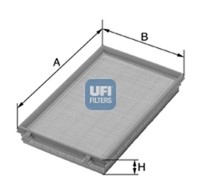 UFI Luftfilter 30.248.00 Filtereinsatz FüR Toyota Corolla Compact Liftback 16V