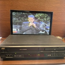 JVC HR-XVC26U DVD VCR Combo VHS Player Recorder Hi-Fi SQPB VHS Works/DVD Doesn  t