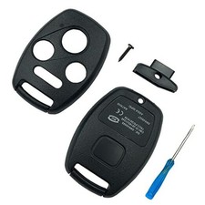 Replacement Key Fob Shell Case Fit for Honda 2008-2012 Accord 2006-2013 1 Black
