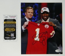 Eric Berry Signed 8x10 Photo Kansas City Chiefs Autographed JSA COA