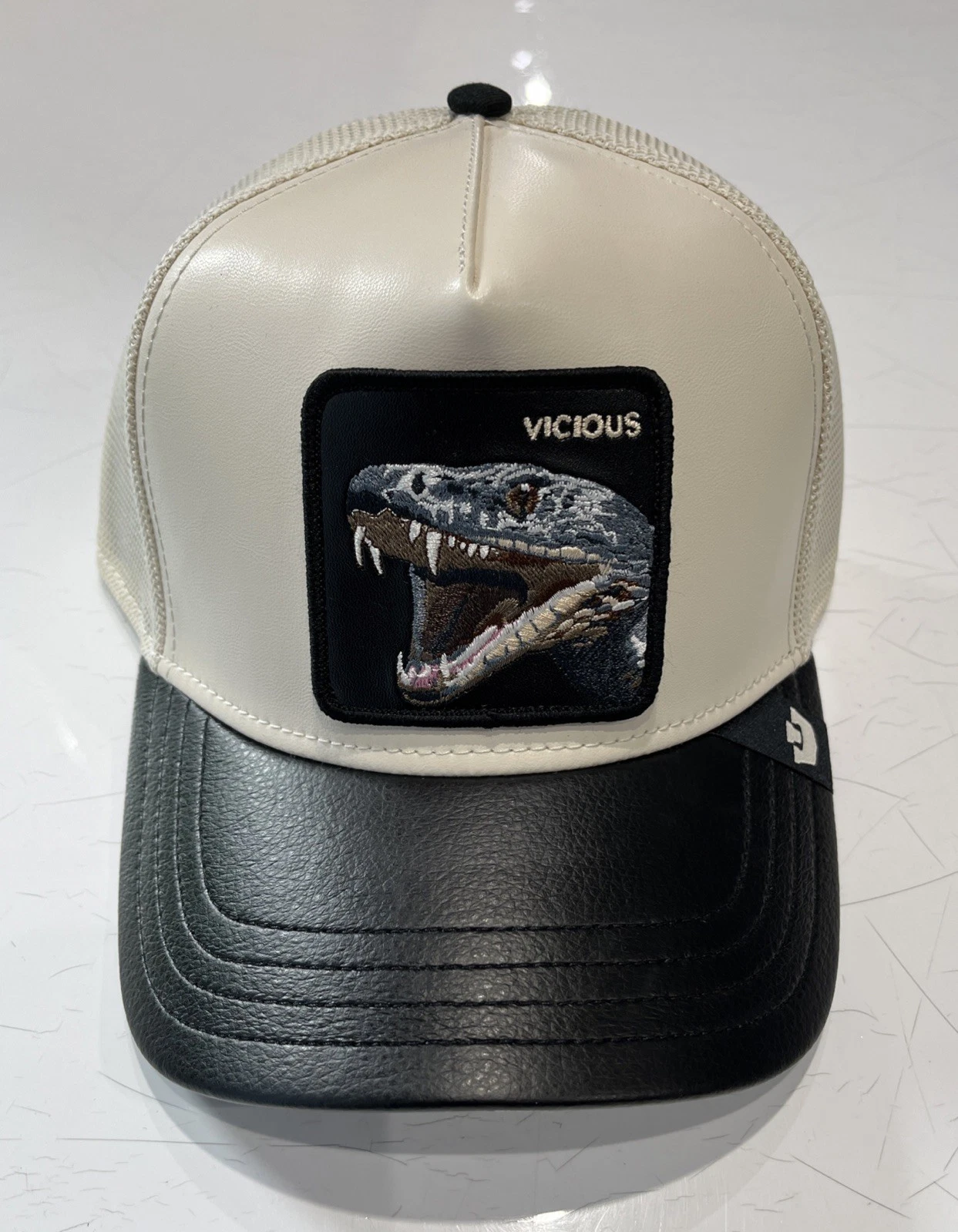 Goorin Bros Faux Leather Snake Trucker Hat - New With Tag- Spring ‘26 Collection