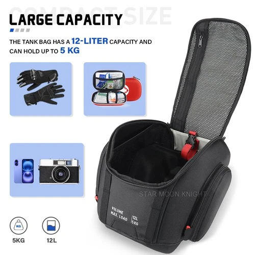 Borsa portaoggetti telaio e serbatoio carburante blocco rapido per BMW R 1300 GS Adventure R1300GS - Foto 17 di 19